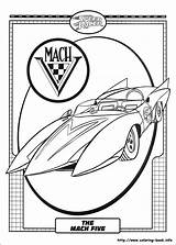 Racer Speed Coloring Pages Dessin Coloriage Book Handcraftguide Info Popular Printable Coloringhome sketch template