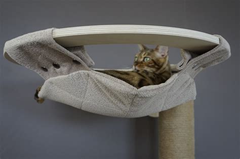 houten kat hangmat kat bed hangmat voor kat jute kat boom etsy