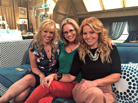 fuller house stars candace cameron bure jodie sweetin and andrea barber reveal new secrets