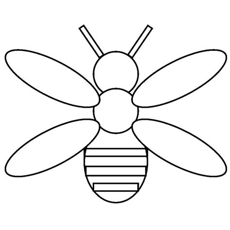 bee template   bee template png images  cliparts