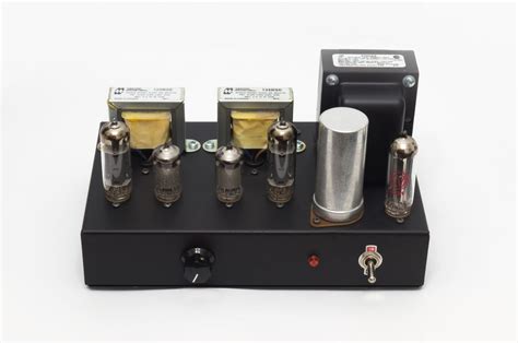 single ended class  stereo tube amplifier heated cathode