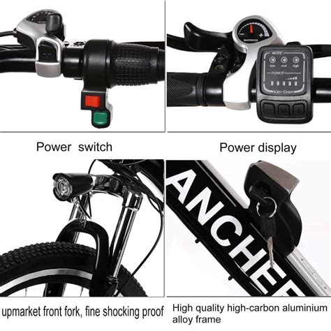 ancheer  electric mountain bike overview   cycle baron