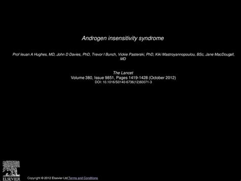 Androgen Insensitivity Syndrome Ppt Download