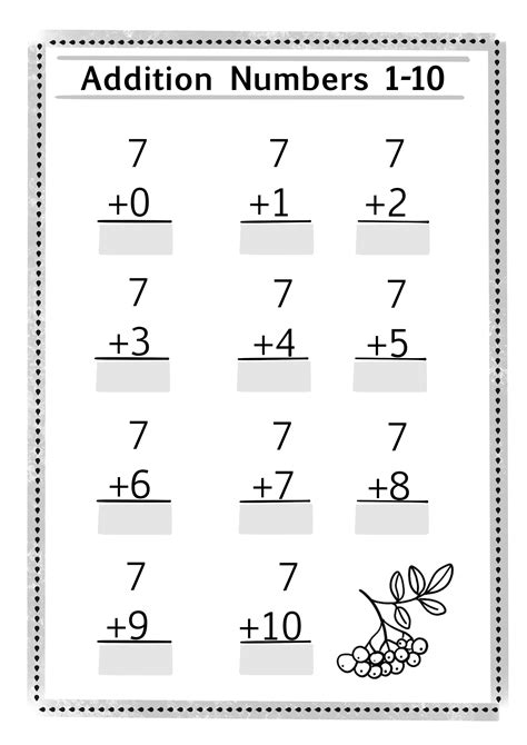 printable addition worksheets numbers   etsy