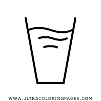 glass  water coloring page ultra coloring pages