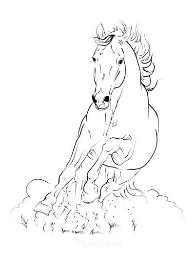 galloping horse coloring pages coloring book  coloring pages