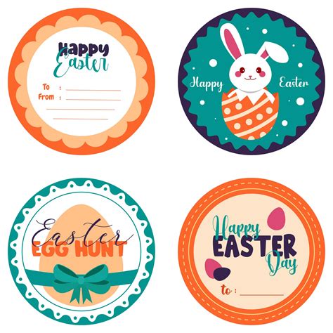 easter labels  printables printable templates