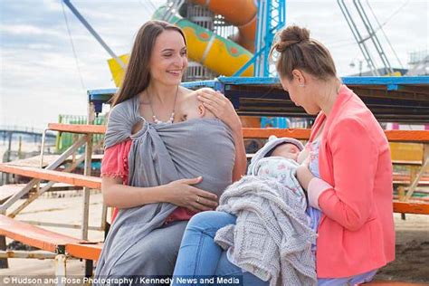 photographer snaps women breastfeeding in public to end stigma daily mail online