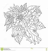 Patterned Ethnic Ornamental Drawn Floral Frame Hand Preview sketch template