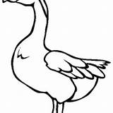 Goose Coloring Awesome Netart sketch template