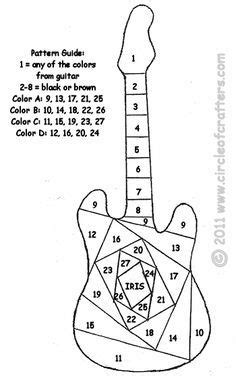 simple guitar coloring pages cooler inspiration pinterest