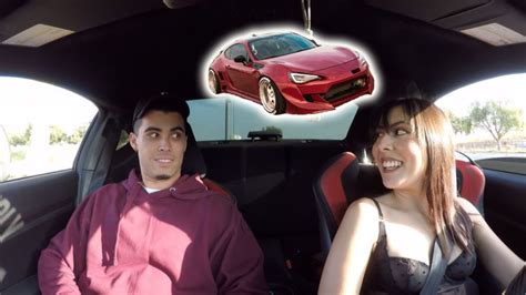 Letting My Girlfriend Drive My Supercharged Frs Stick Shift Youtube