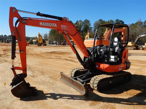 kubota kx  excavator mini jm wood auction company
