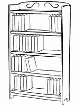 Drawing Bookshelf Bookcase Shelf Coloring Draw Pages Color Book Tocolor Simple Bookshelves Drawings Board Large Paintingvalley Books Library Clip Desenho sketch template