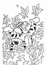 Coloring Colorat Tigrisor Thanksgiving Outono Musim Tigger Tigru Malvorlagen Herbst Plansa Luruh Frozen Halaman Planse Frunze Intre Bestcoloringpagesforkids Toamna Mewarna sketch template