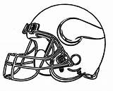 Coloring Helmet Pages Football Bears Chicago Vikings Minnesota Viking Drawing Printable Bronco Ford Broncos Color Easy Lacrosse Nfl Print Helmets sketch template