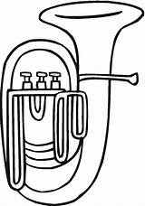 Baritone Clipart Clip Euphonium Cliparts Bariton 20clipart Drumline Clipground Coloring Library sketch template