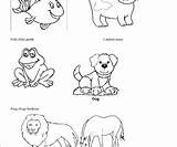 Animals Coloring sketch template