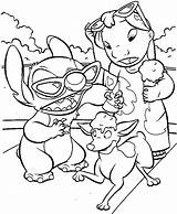 Coloring Pages Disney Walt Stitch Lilo Popular sketch template