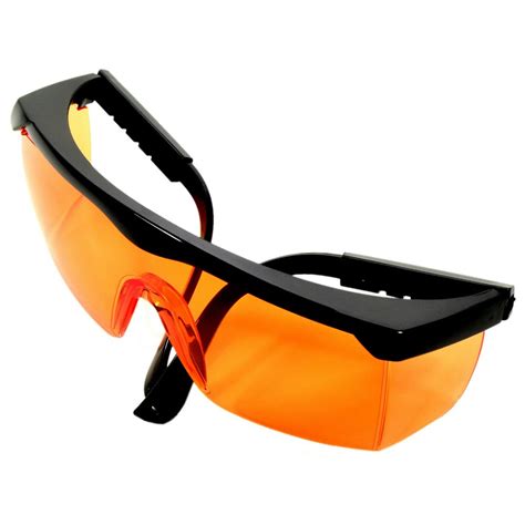 hqrp lightweight orange tint uv protective eyewear safety glasses for