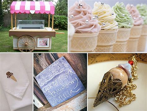 ice cream station perfect for any wedding reception via
