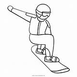 Coloring Snowboarding Pages Printable Color Kids Ultra Getdrawings sketch template