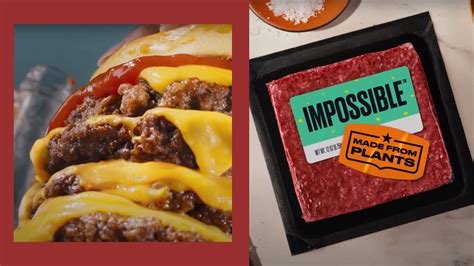 in new tv ads impossible foods calls its plant based burger “meat