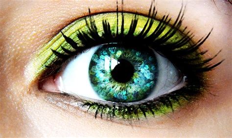 amazing eye green make up image 211448 on