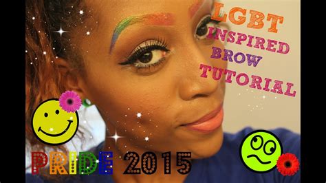 Lgbt Inspired Brow Tutorial Atlanta Pride 2015 Youtube