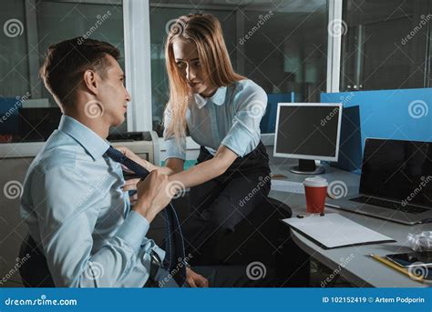 Seduction In Office Stock Image Image Of Flirt Boss 102152419