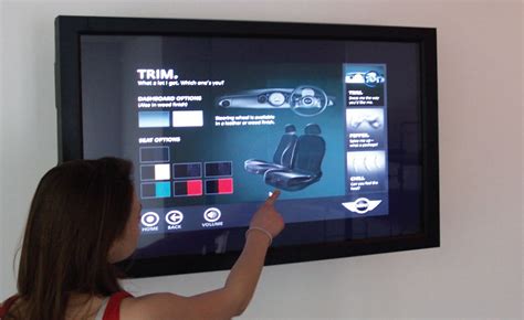 interactive mirror smart mirror touch screen pro display