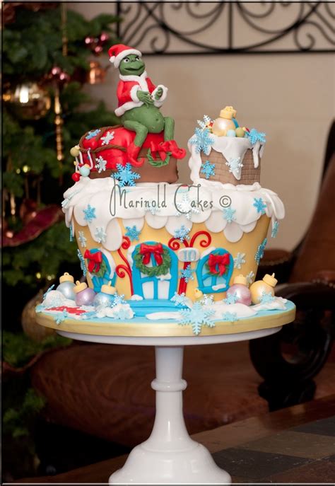 Grinch Birthday Cake - CakeCentral.com