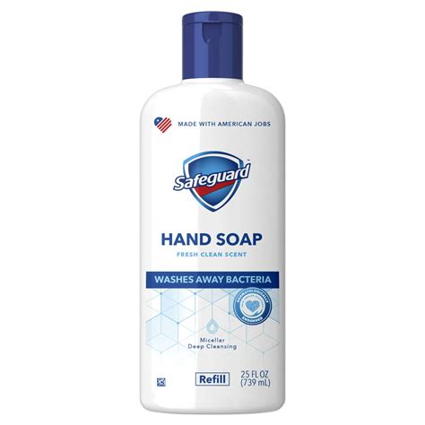 safeguard liquid hand soap fresh clean scent refill  oz walmart