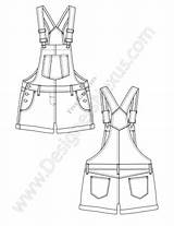 Drawing Overalls Sketch Flat Fashion Vector Dungarees Drawings Designersnexus Sketches V95 Technical Adobe Illustrator Template Portfolio Paintingvalley Shortalls Getdrawings Templates sketch template