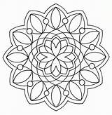 Coloring Pages Geometric Color Mandala Mandalas Para Printable Colorear Pintar Print Dibujos Simple Adults Outline Colouring Flores Gif Colorir Imprimir sketch template