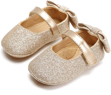 felix flora infant baby girl shoes soft sole toddler giltter gold size   ebay