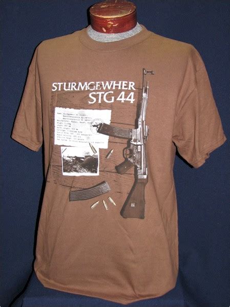 mp44 stg44 sturmgewehr t shirt the soldier and war shop