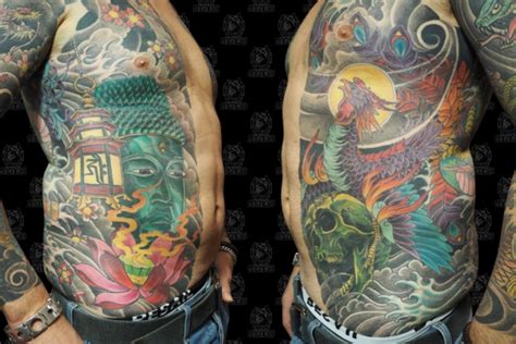 Japanese Ribs Tattoo By Darko Groenhagen Darkos Oneness