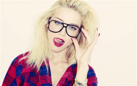 blonde hipster photography glasses wallpapers hd desktop and mobile