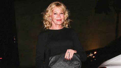 Melanie Griffith Shows Off Crazy Long Legs In Chic Lbd