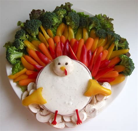 Thanksgiving Turkey Veggie Platter The Lindsay Ann