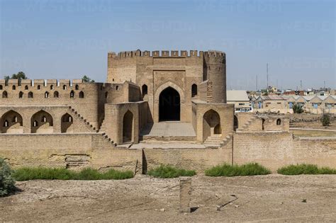 bab al wastani  city gate baghdad iraq middle east stock photo