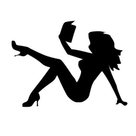 Reading Is Sexy Pin Up Girl With A Book Decal For Your Car