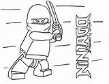 Ninjago Pages Color Coloring Print Kids sketch template