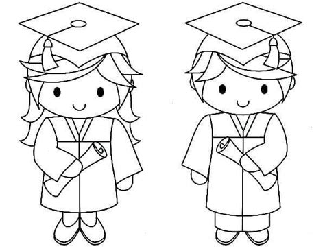 kindergarten graduation coloring pages printable
