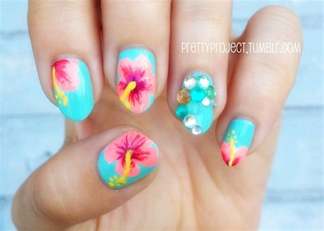 prettyproject tropical nails tropical nail art tropical nail designs