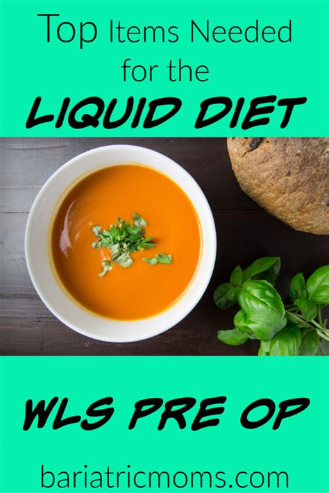 top items needed   pre op liquid diet bariatric moms bariatric recipes sleeve liquid