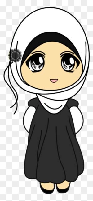 gambar kartun budak perempuan muslimah  budak sekolah ideas animasi