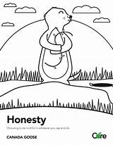 Coloring Honesty Commitment Sheet Sheets Plan Make Worksheets Values Core Save sketch template