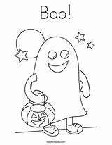 Coloring Boo Halloween Ghost Print Twistynoodle Tracing Ll Favorites Login Add sketch template